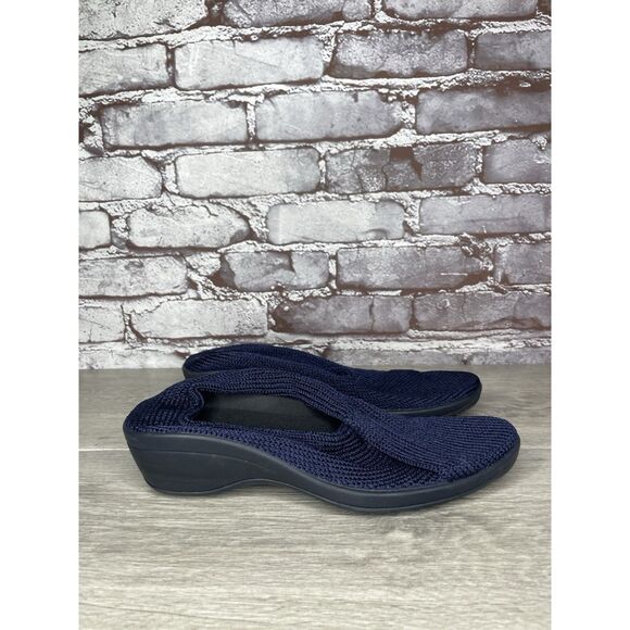 Arcopedico Shoes Mailu Blue Fabric Comfort Slip On Light Knit Women 39EU/8.5M US - Picture 13 of 16